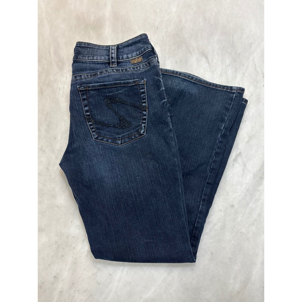 Silver Jeans Co Suki Bootcut Dark Wash Denim Jeans Size 32x30